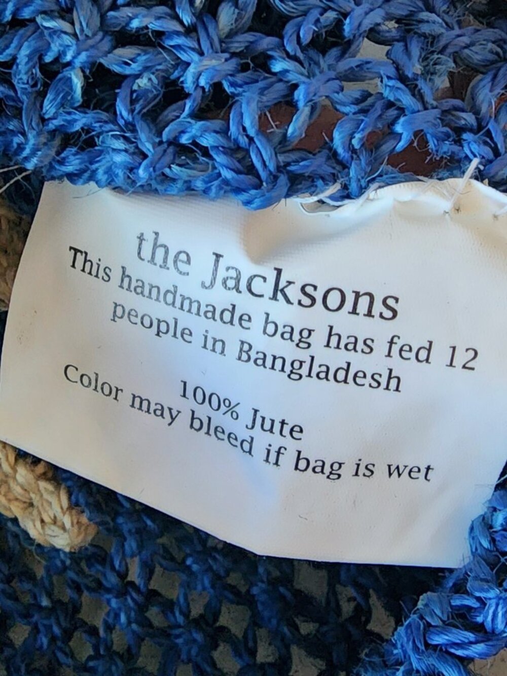 The Jacksons Woven Tote "EUC" - Picture 14 of 16